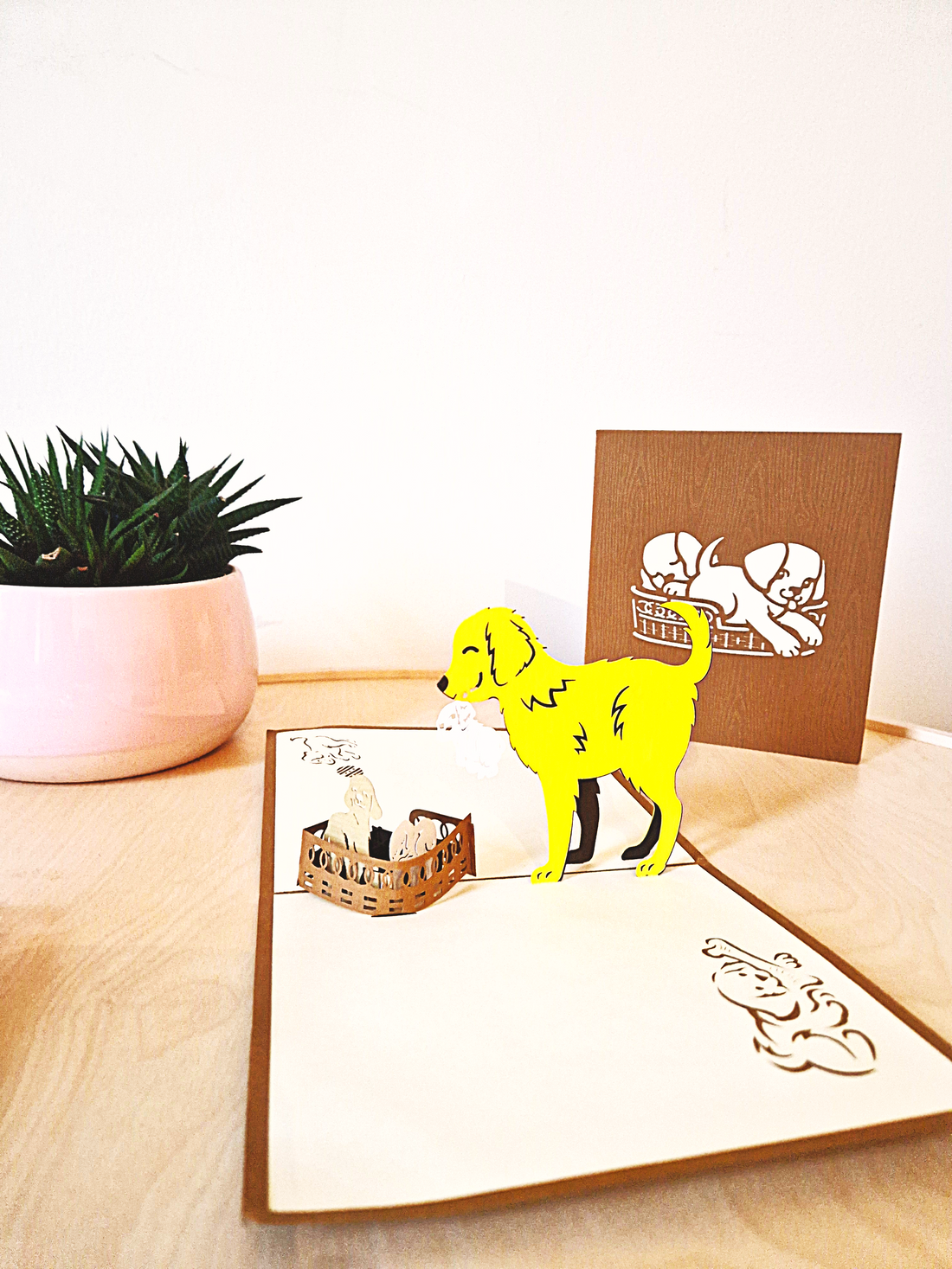 Cute Dog Popup Card