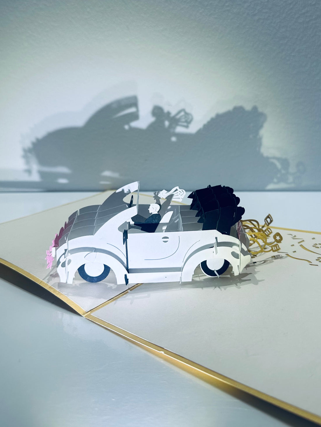 Wedding Car Popup Card