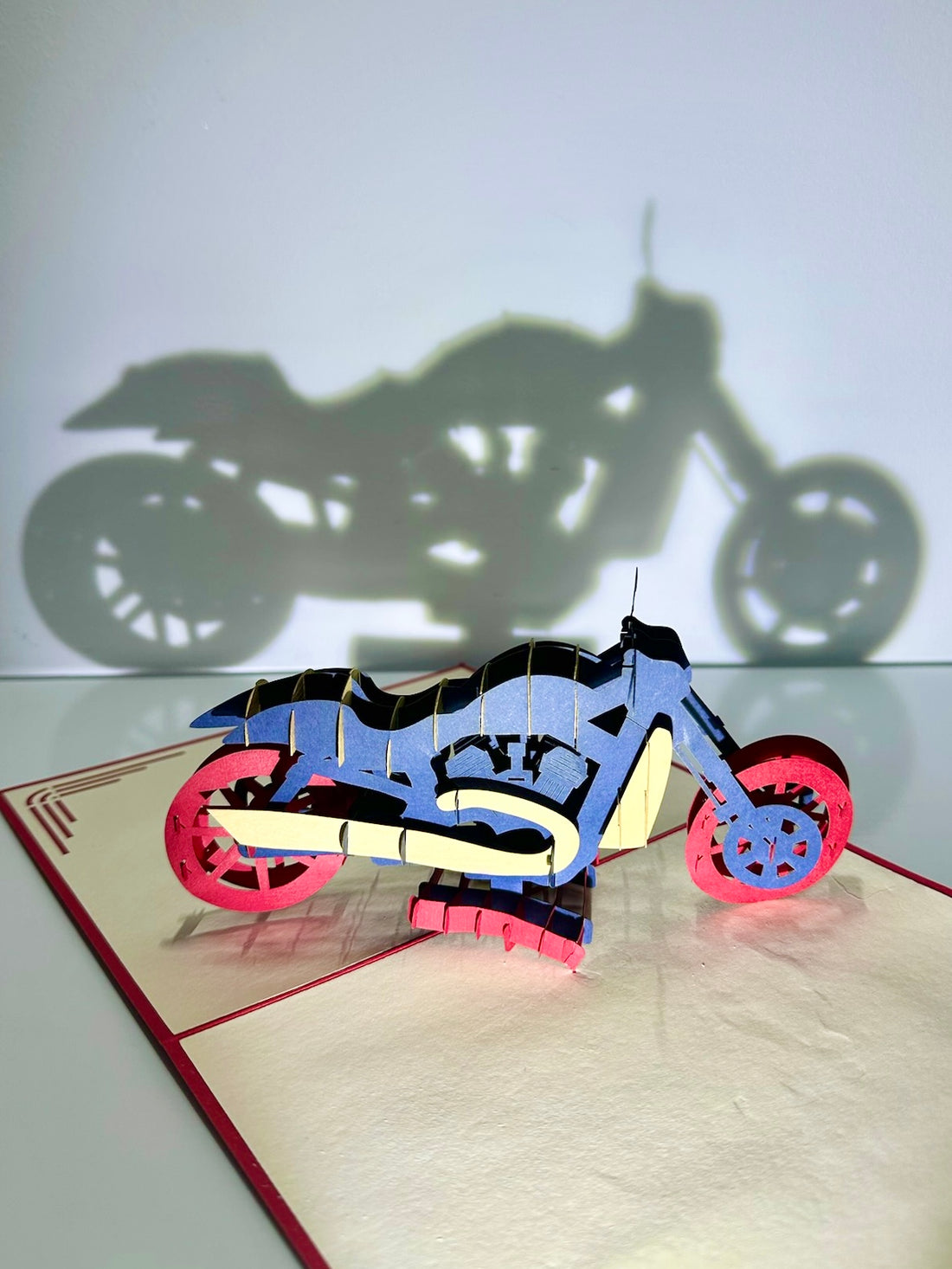 Motorbike Popup Card