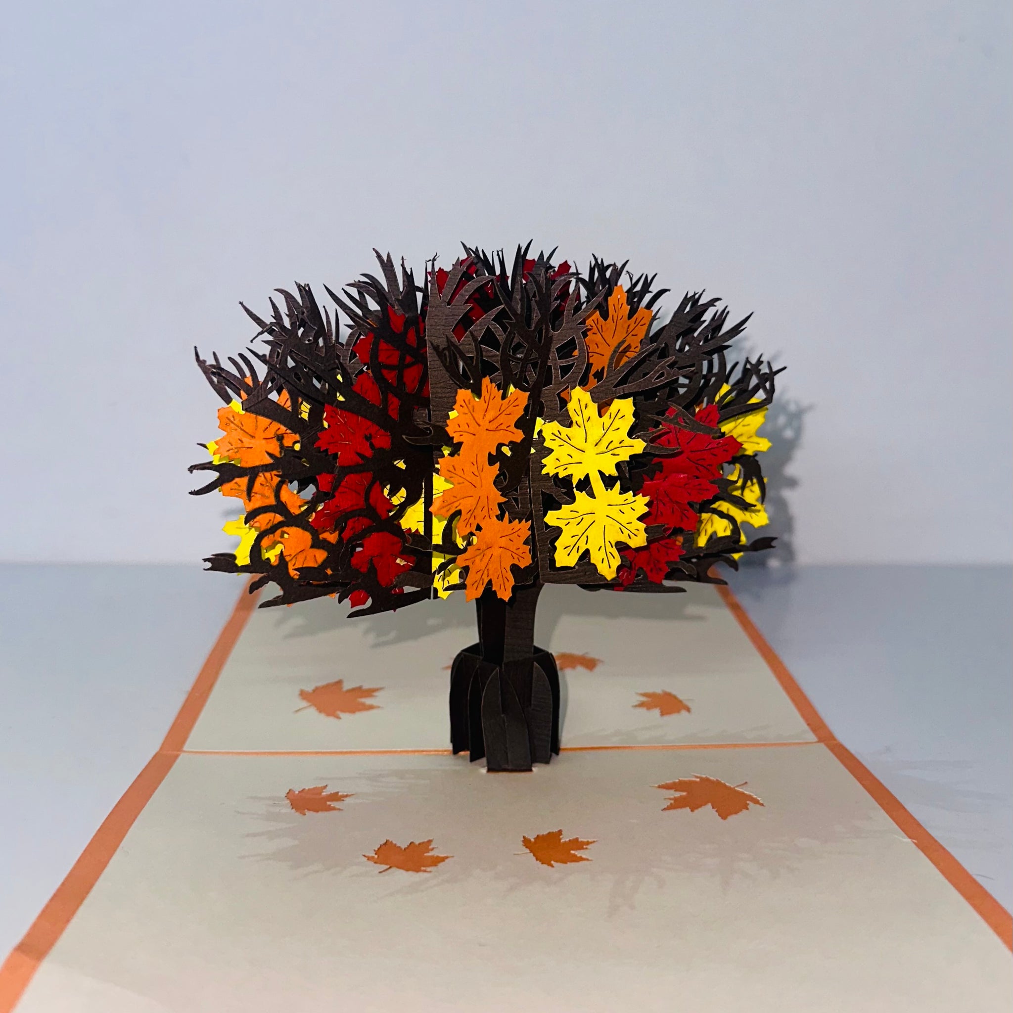 Autumn Leaves Popup Card