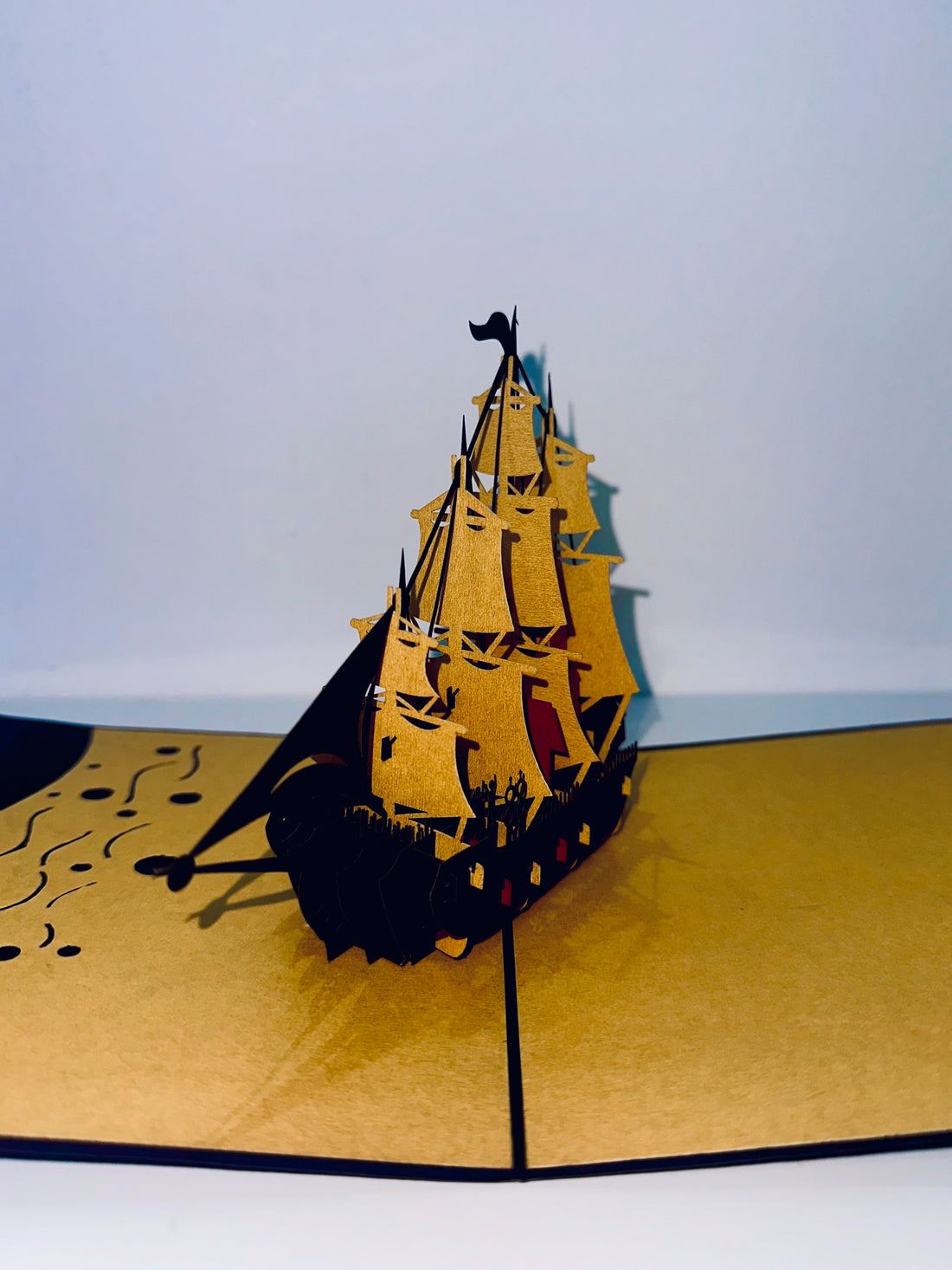 Black Ship Popup Card