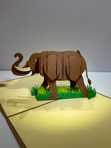 Elephant Popup Card