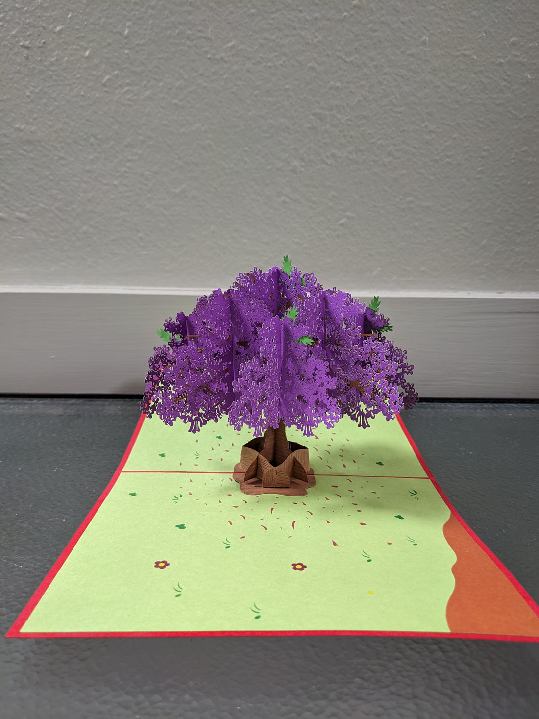 Purple Tree of Life Popup Card