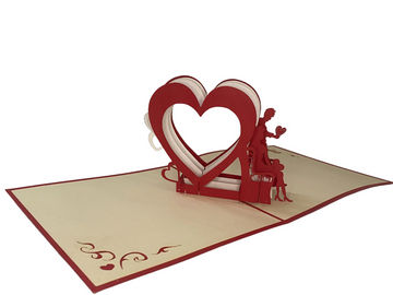 Romantic Couple Popup Card