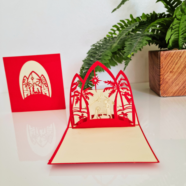 Nativity Popup Card