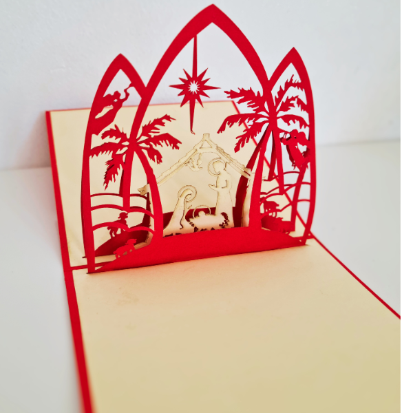 Nativity Popup Card