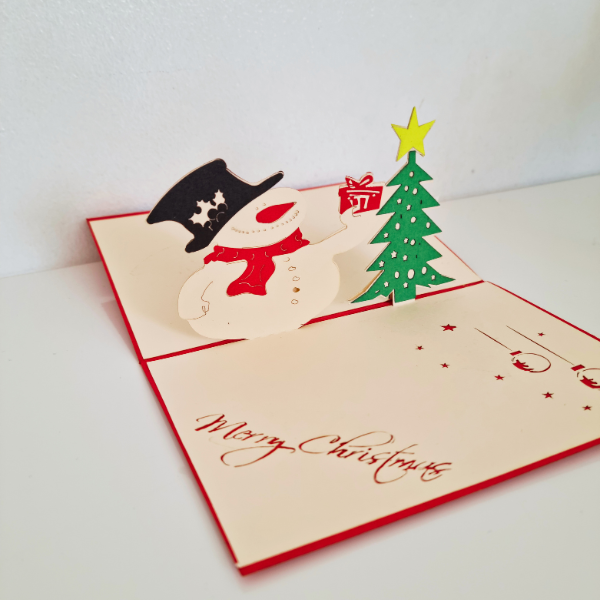 Snowman Popup Card